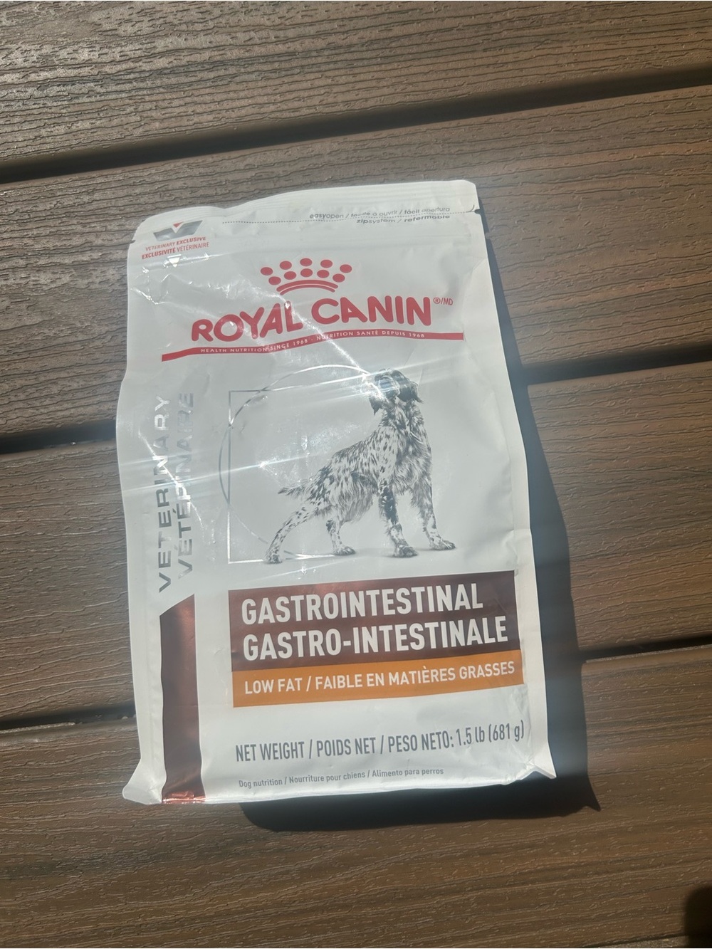 Gastrointestinal Low Fat Dog Food - White